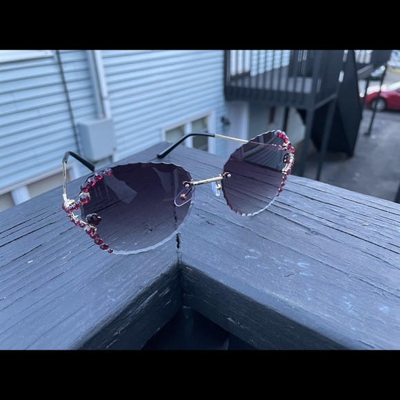 Miss Jiang Accessories - Miss Jiang Purple Dark Violet Fashion Sunglasses